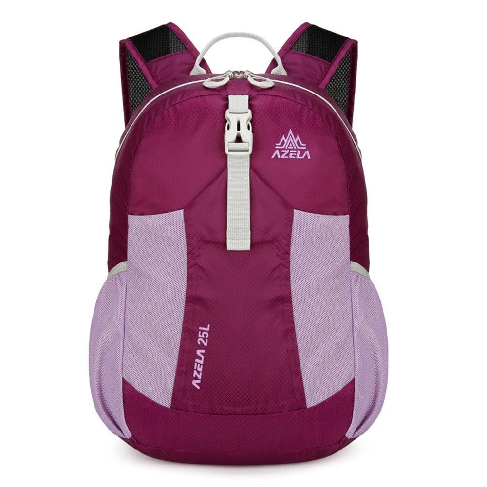 AZELA A1341 Lightweight Foldable Backpack Waterproof Nylon Shoulder Bag for Outdoor Hiking Camping