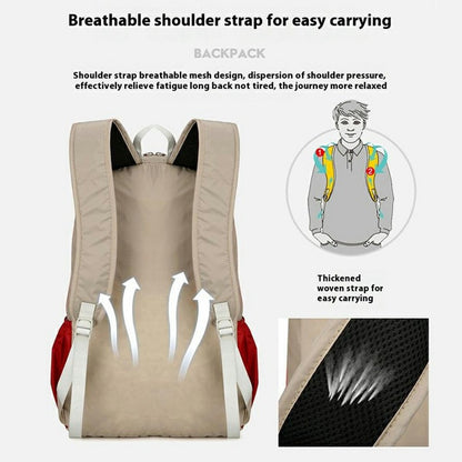 AZELA A1342 Lightweight Nylon Foldable Backpack Outdoor Hiking Climbing Travel Daypack