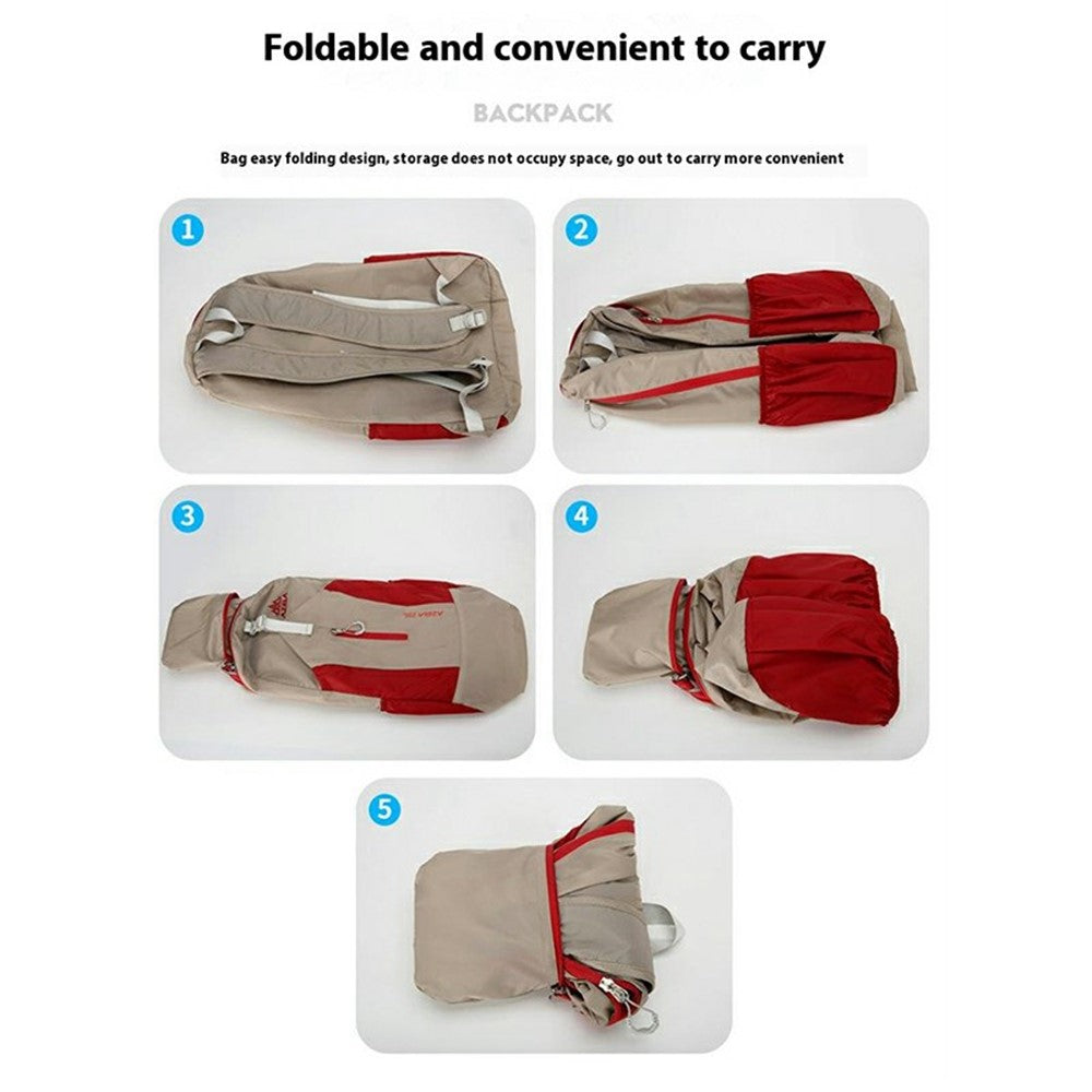 AZELA A1342 Lightweight Nylon Foldable Backpack Outdoor Hiking Climbing Travel Daypack