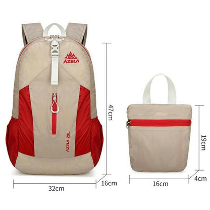 AZELA A1342 Lightweight Nylon Foldable Backpack Outdoor Hiking Climbing Travel Daypack