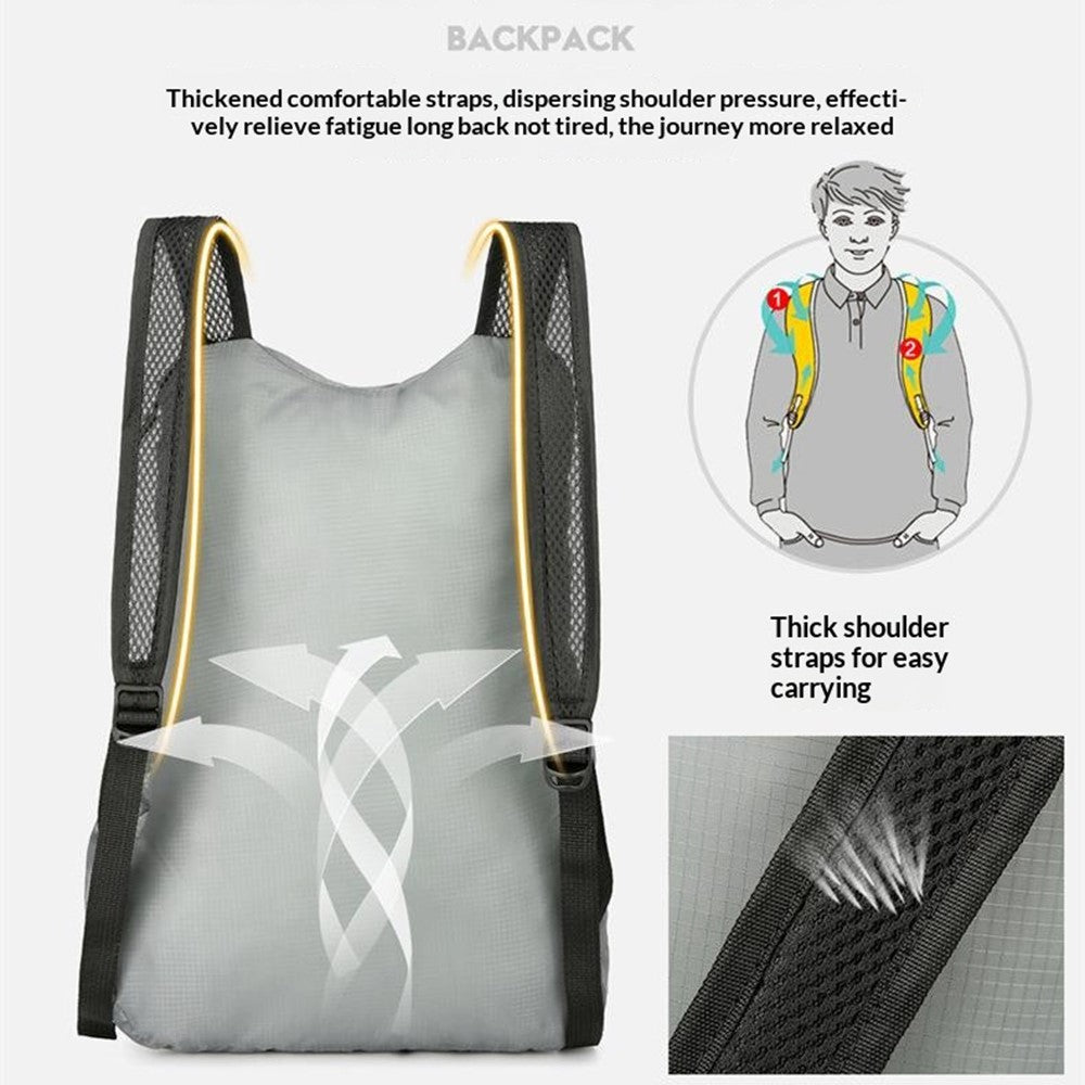 Foldable Hiking Backpack Lightweight Portable Travel Daypack for Outdoor Cycling Sports