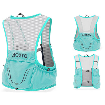 OUTDOOR INOXTO 3.5L Running Vest Backpack Lightweight Phone Water Bottle Holder Hiking Cycling Backpack Size L