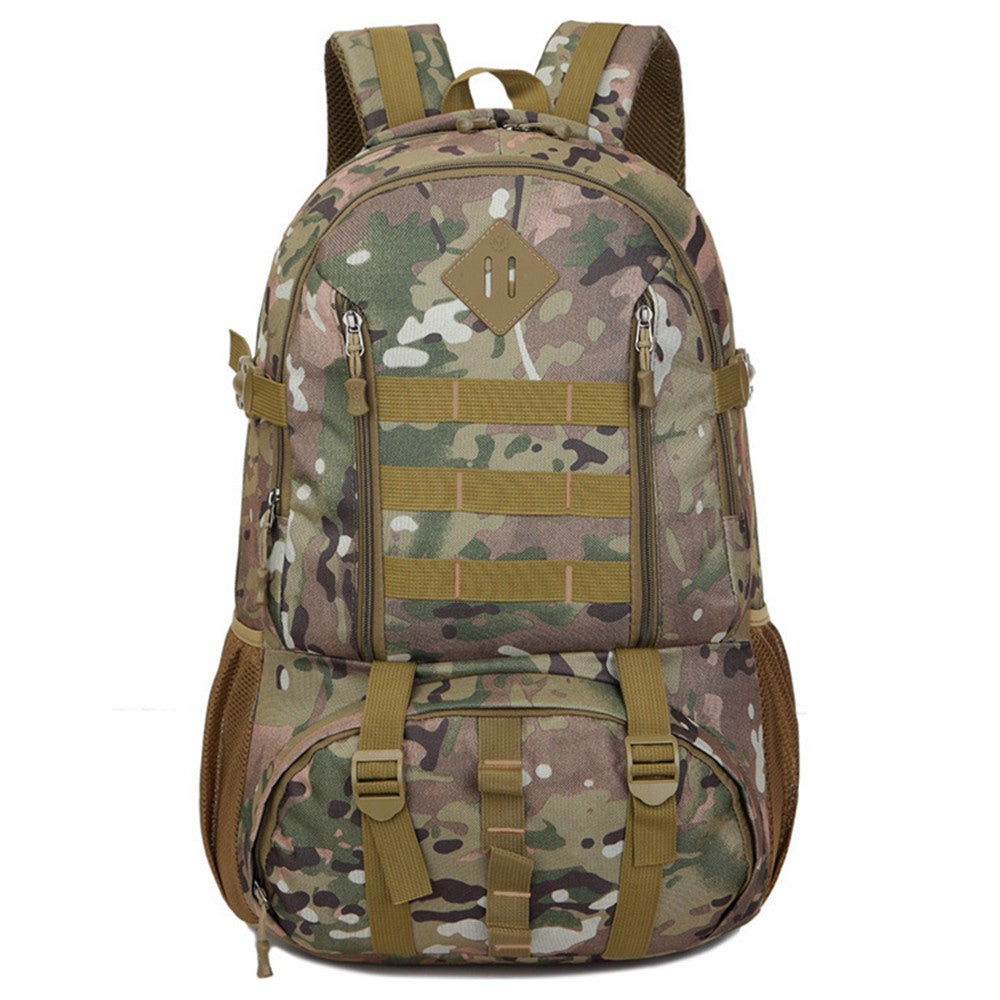 FLAMEHORSE 50L Large Capacity Nylon Backpack Outdoor Hiking Trekking Rucksack