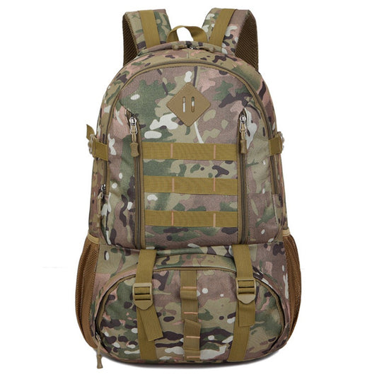 FLAMEHORSE 50L Large Capacity Nylon Backpack Outdoor Hiking Trekking Rucksack