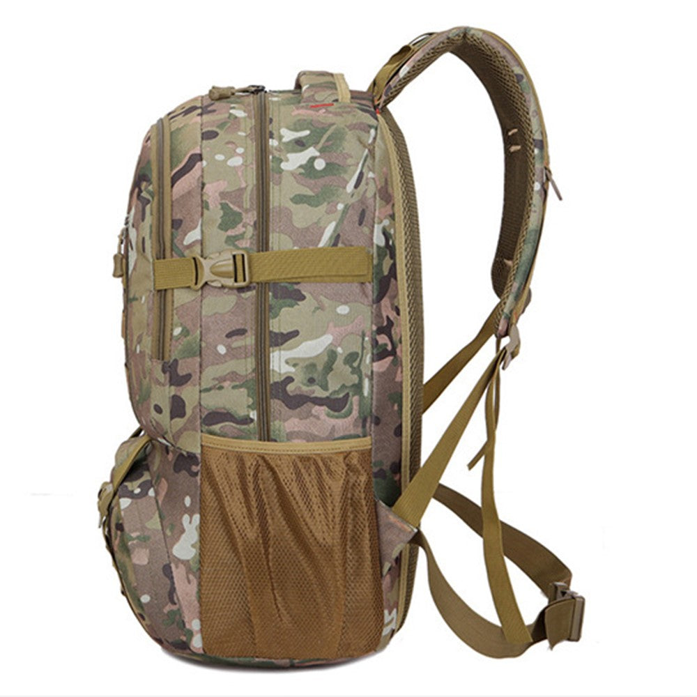 FLAMEHORSE 50L Large Capacity Nylon Backpack Outdoor Hiking Trekking Rucksack