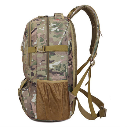 FLAMEHORSE 50L Large Capacity Nylon Backpack Outdoor Hiking Trekking Rucksack