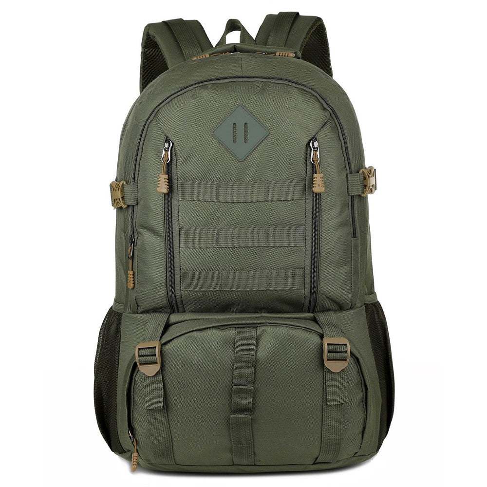 FLAMEHORSE 50L Large Capacity Nylon Backpack Outdoor Hiking Trekking Rucksack