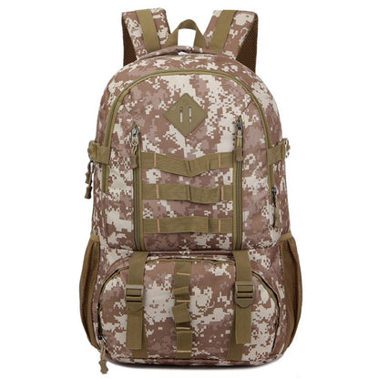 FLAMEHORSE 50L Large Capacity Nylon Backpack Outdoor Hiking Trekking Rucksack