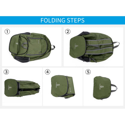 FLAMEHORSE k66 Waterproof Oxford Cloth Backpack Casual Travel Sports Foldable Shoulder Bag