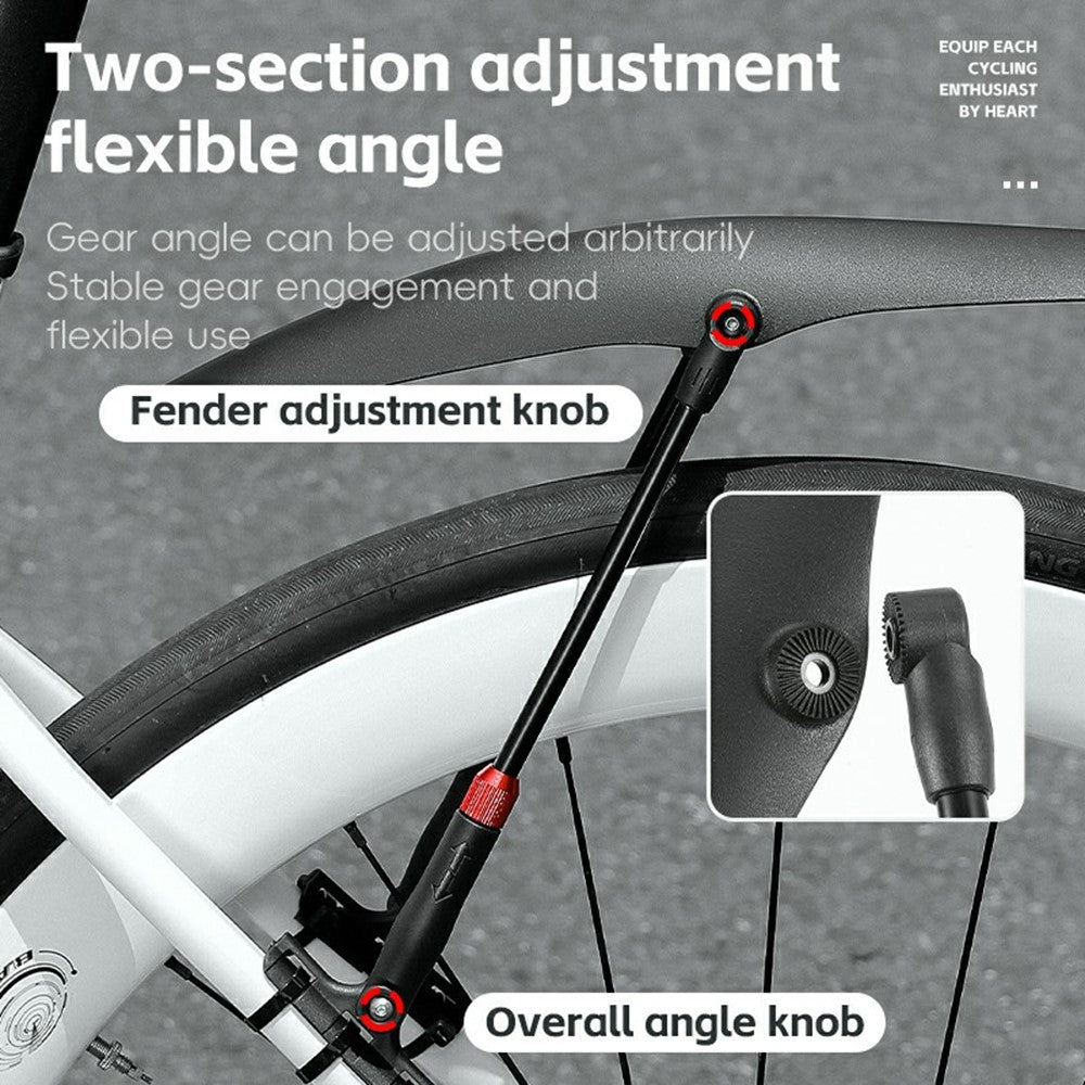WEST BIKING YP0714030 Road Bike Front Fender PP Quick Release Bicycle Mudguard