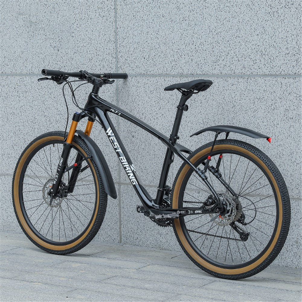 WEST BIKING YP0714029 Bicycle Fender with Taillight for 26-29 inch Mountain Bike Rear Mudguard