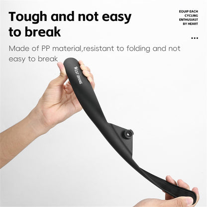 WEST BIKING YP0714032 Road Bike Fender Adjustable PP Mudguard