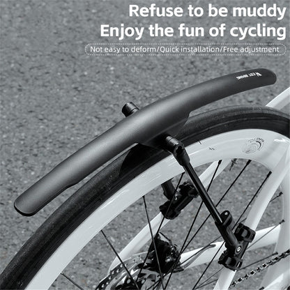 WEST BIKING YP0714032 Road Bike Fender Adjustable PP Mudguard