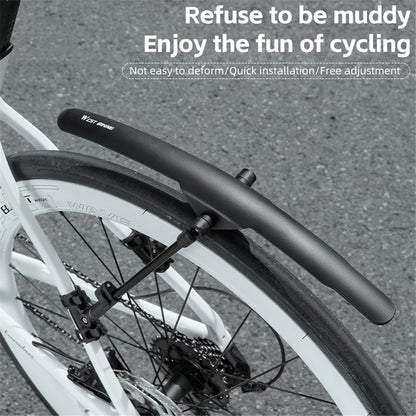 WEST BIKING YP0714032 Road Bike Fender Adjustable PP Mudguard