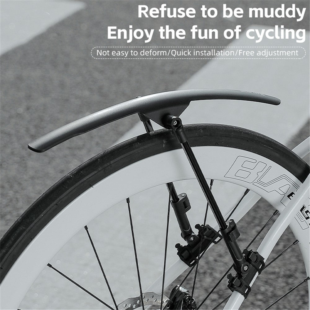 WEST BIKING YP0714032 Road Bike Fender Adjustable PP Mudguard