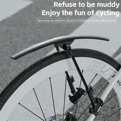 WEST BIKING YP0714032 Road Bike Fender Adjustable PP Mudguard