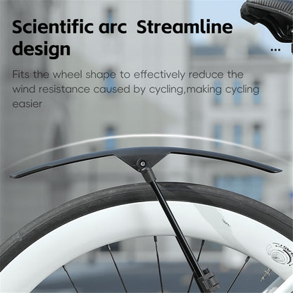 WEST BIKING YP0714032 Road Bike Fender Adjustable PP Mudguard