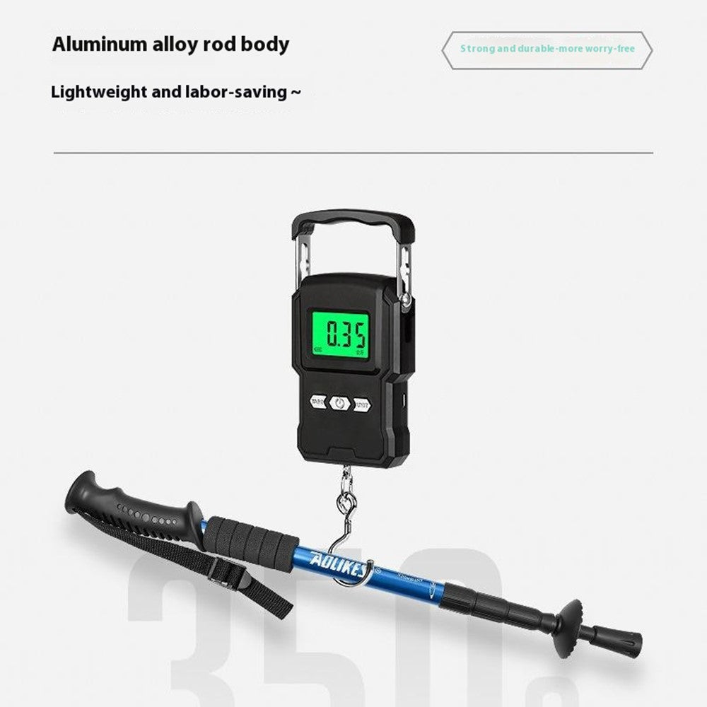 AOLIKES 3401 Lightweight Aluminum Alloy Trekking Pole 4 Sections Adjustable Hiking Stick