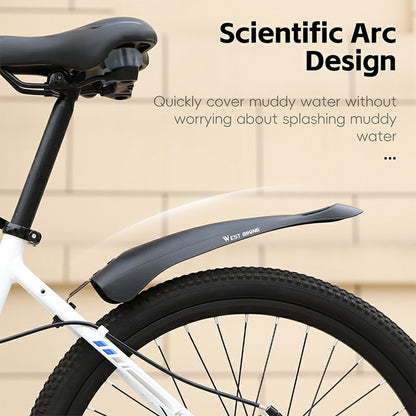 WEST BIKING YP0714034 For 20 22 24 Inch Bicycle Mudguard Mountain Bike Front + Rear Rain Fenders