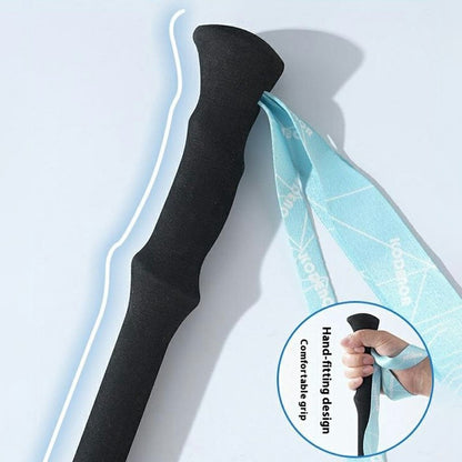 KODENOR 1Pc 120cm Foldable 4-Section Trekking Pole Lightweight Aluminum Alloy Hiking Stick for Mountain Climbing