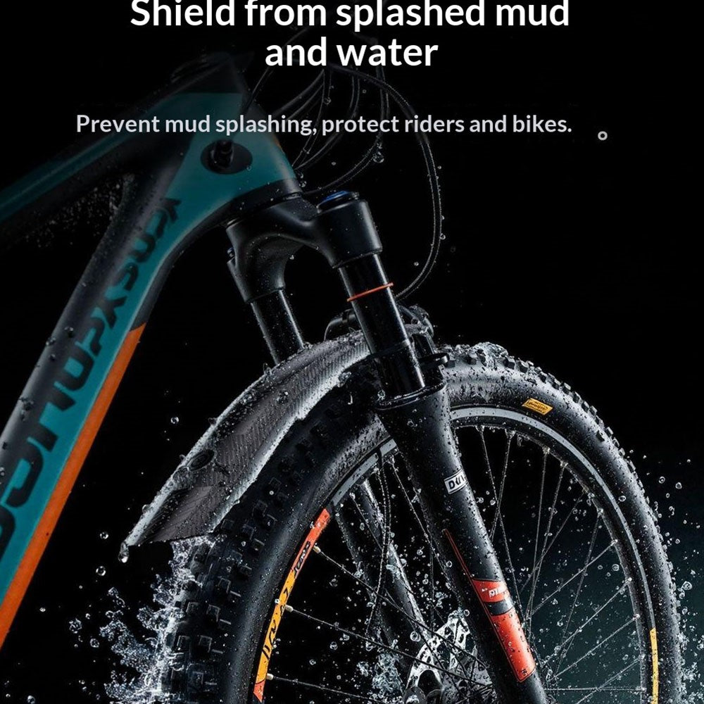 ENLEE For Mountain Downhill Bicycle Extended Wide Fender Lightweight Bike Mudguard with Wide Coverage