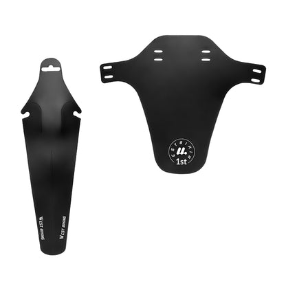 WEST BIKING YP0714043 MTB Mountain Bike Front and Rear Mudguard Set Lightweight Bicycle Fender Splash Guard
