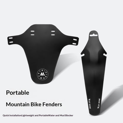 WEST BIKING YP0714043 MTB Mountain Bike Front and Rear Mudguard Set Lightweight Bicycle Fender Splash Guard