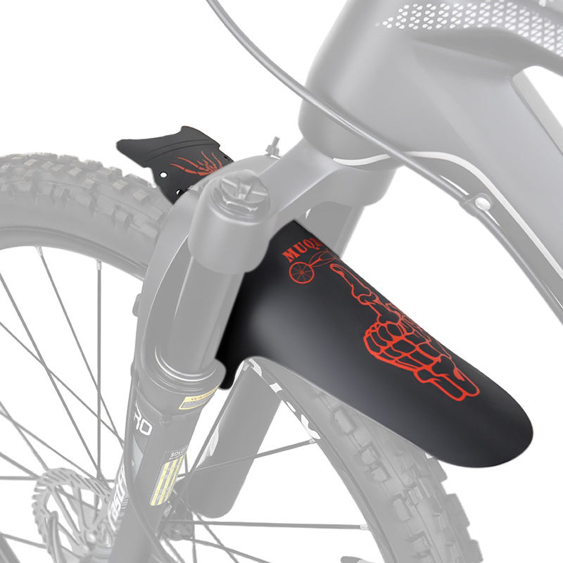 MUQZI Bike Mudguard with Cable Ties Fixed Gear Folding Bicycle Fender Set, 1 Large + 2 Small