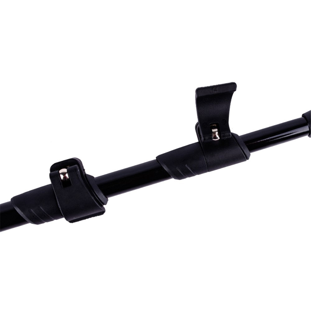 KODENOR 2# Carbon Fiber Telescopic Trekking Pole EVA Grip Handle 3-Section Adjustable Walking Stick
