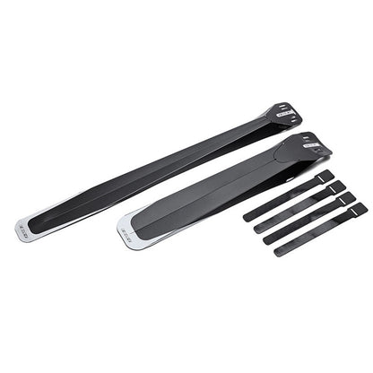 ENLEE E-641316 1 Set Fixed Gear Bicycle Extended Fender Quick-release Bike Front Rear Mudguards