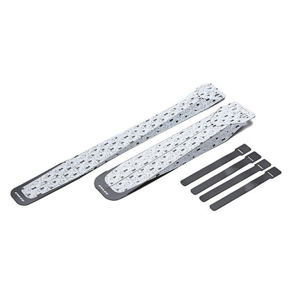 ENLEE E-641316 1 Set Fixed Gear Bicycle Extended Fender Quick-release Bike Front Rear Mudguards