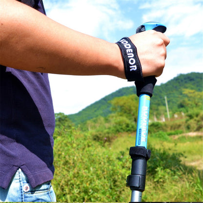 KODENOR Outdoor Trekking Pole Camping 5-Section Aluminum Alloy Walking Stick for 170-190CM Height People