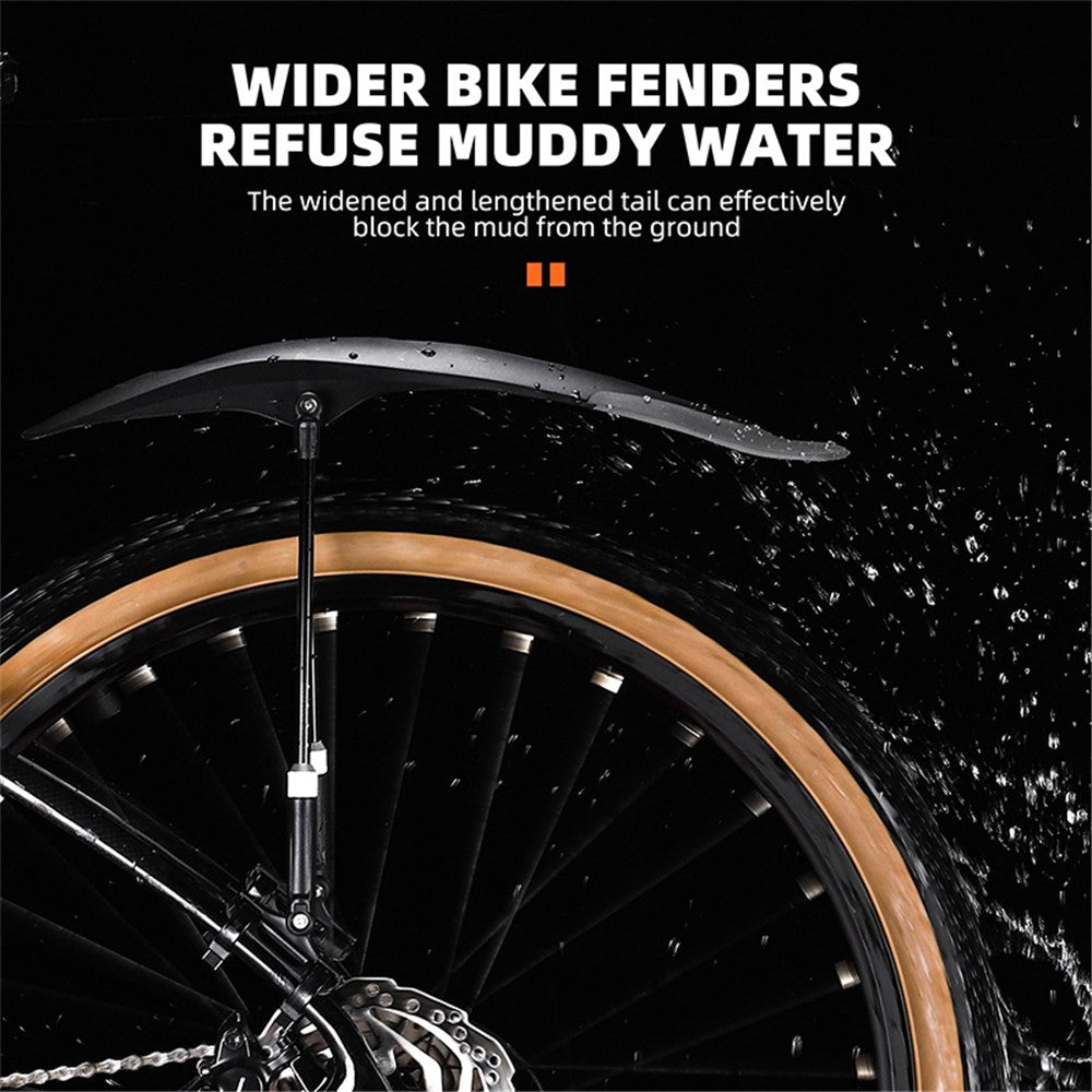WEST BIKING YP0714025 Mountain Bike Rear  Fender with Adjustable Support Rods, Bicycle Fender for 26", 27.5", 29" Bikes