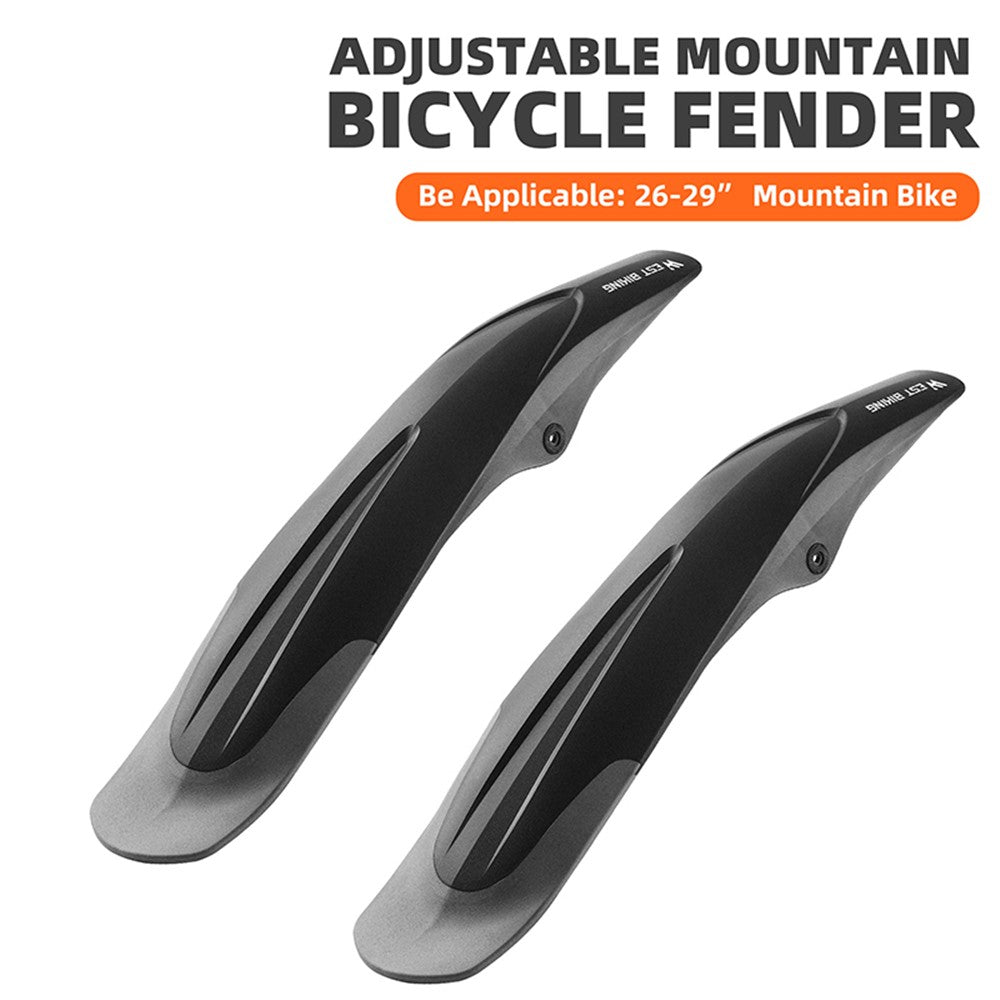 WEST BIKING YP0714025 Mountain Bike Rear  Fender with Adjustable Support Rods, Bicycle Fender for 26", 27.5", 29" Bikes