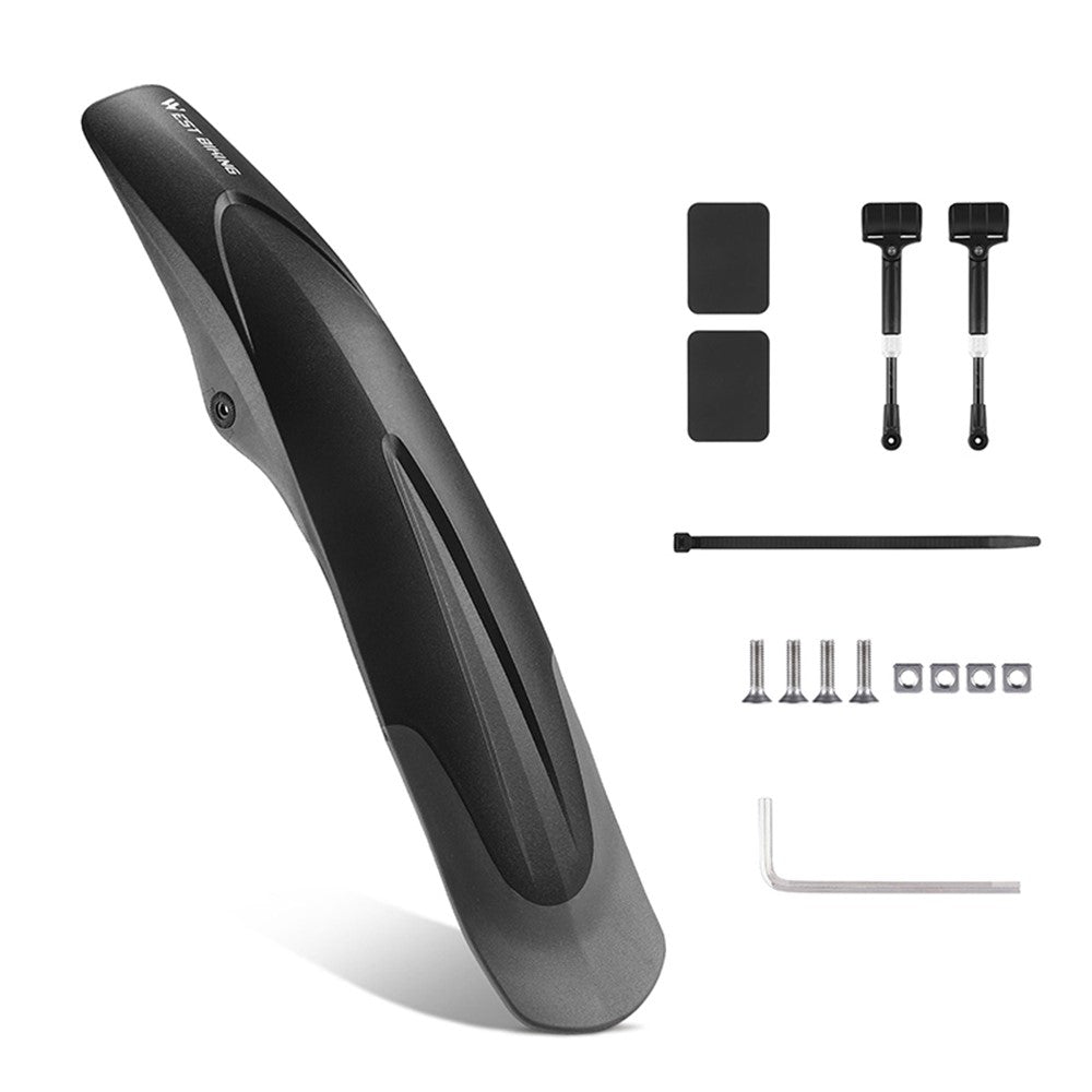 WEST BIKING YP0714025 Mountain Bike Rear  Fender with Adjustable Support Rods, Bicycle Fender for 26", 27.5", 29" Bikes