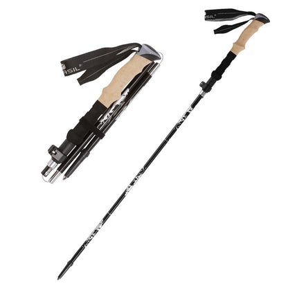 NECASIL N88 Anti-Slip Trekking Pole 33-125 CM Aluminum Alloy Folding Hiking Walking Stick
