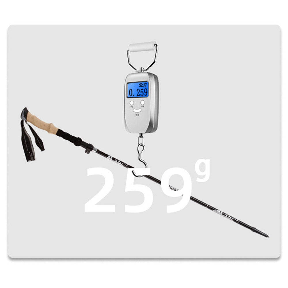 NECASIL N88 Anti-Slip Trekking Pole 33-125 CM Aluminum Alloy Folding Hiking Walking Stick