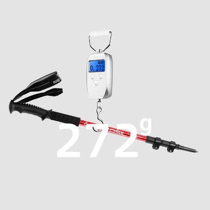 NECASIL G108 62-135CM Outdoor Walking Stick 3-Section Aluminum Alloy Trekking Pole for Camping