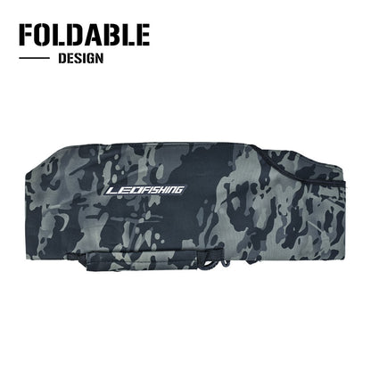 LEO 28247 160CM Fishing Rod Case Nylon Cloth Fishing Pole Carrying Shoulder Bag Storage Organizer
