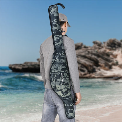 LEO 28247 140CM Fishing Pole Carrying Shoulder Bag Fishing Rod Case Nylon Cloth Storage Pouch Organizer