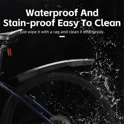 WEST BIKING YP0714027 1 Pair PP Front and Rear Mountain Bike Widened Fenders
