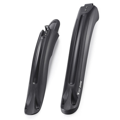 WEST BIKING YP0714028 1 Pair Arc Design Front and Rear Mountain Bike Widened Fenders