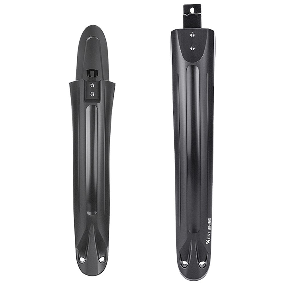 WEST BIKING YP0714028 1 Pair Arc Design Front and Rear Mountain Bike Widened Fenders