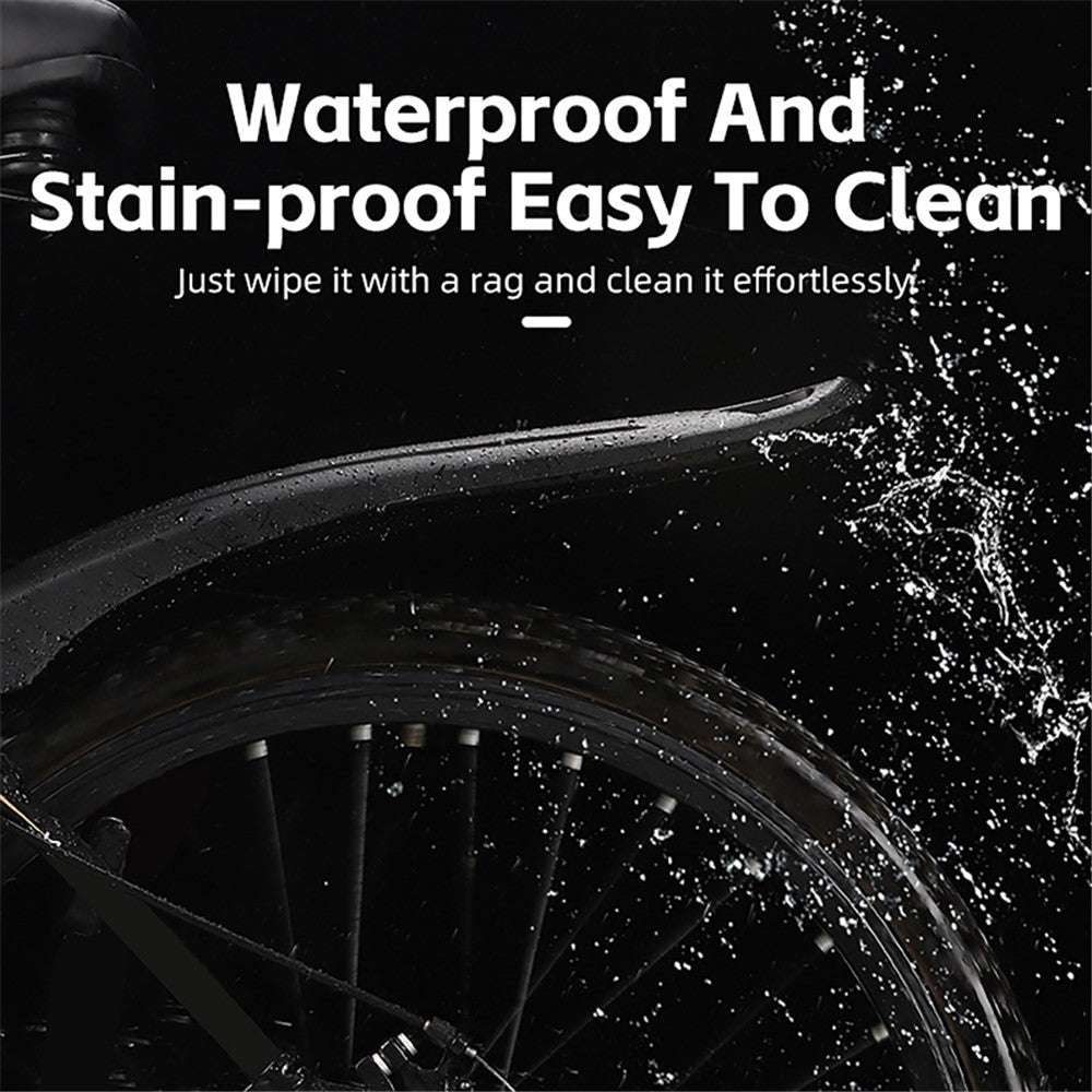 WEST BIKING YP0714028 1 Pair Arc Design Front and Rear Mountain Bike Widened Fenders