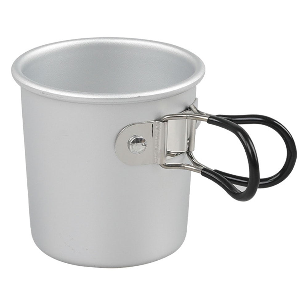 Aluminum Alloy Camping Mug Portable Coffee Cup Drinks Cup (BPA-Free, No FDA Certified)