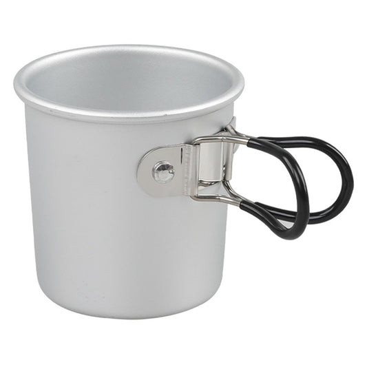 Aluminum Alloy Camping Mug Portable Coffee Cup Drinks Cup (BPA-Free, No FDA Certified)