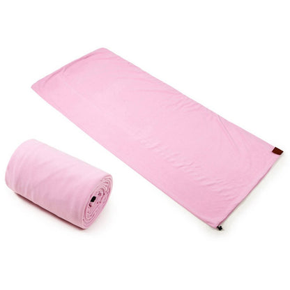 180 x 70 - 75cm Fleece Sleeping Bag Lightweight Portable Inner Liner for Outdoor Camping Travel