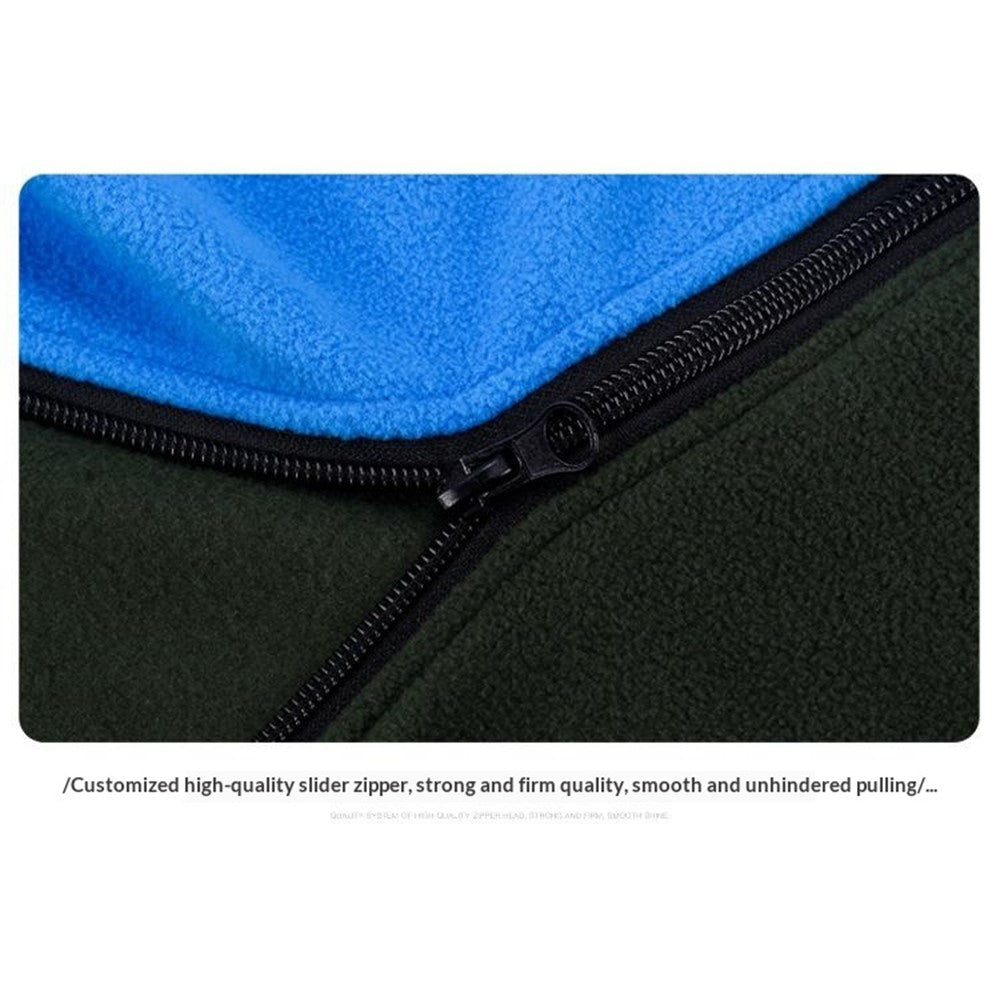 180 x 70 - 75cm Fleece Sleeping Bag Lightweight Portable Inner Liner for Outdoor Camping Travel