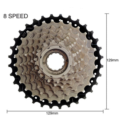 MEIJUN 8 Speed Freewheel Cassette Sprocket Bicycle Freewheel Replacement for MTB BMX Road Bike