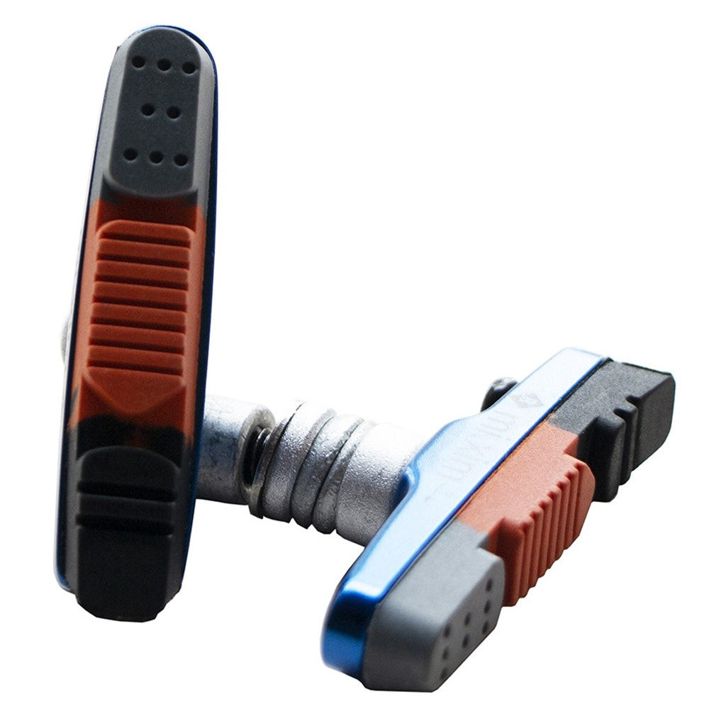 MI.XIM 1 Pair 55mm Bicycle Brake Non-Slip Block Rubber+Aluminum Alloy Road Mountain Bike Brake Pads